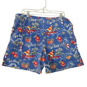 Big Dogs Men Small Swim Trunks Swimsuit Board Shorts Big Kahuna Vacation Beach